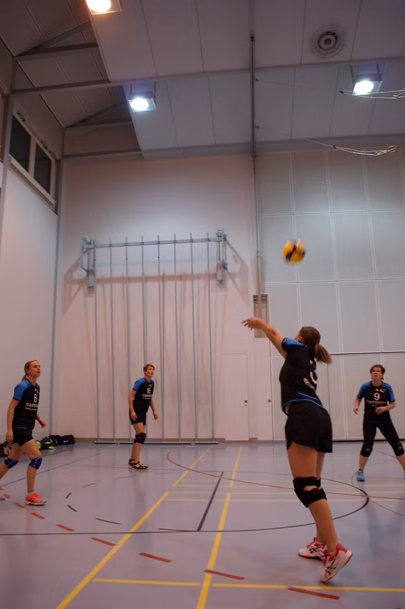 Spielerinnen beim Training